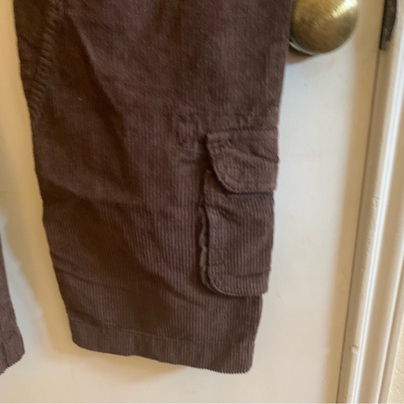 Brand NWOT Free People brown corduroy drawstring cargo pants size M - Picture 8 of 10